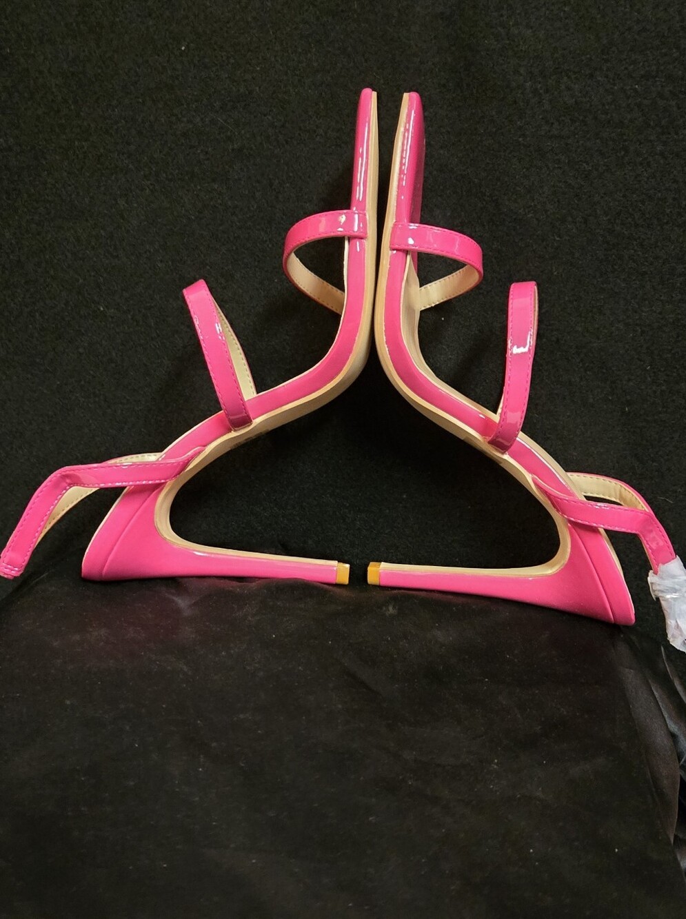 Brand New Elisabet Tang Hot Pink Strappy High Heel Sandals - Women - Picture 6 of 9